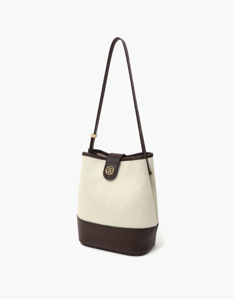 [다송이송송 PICK]town bag (bucket shoulder) - brown