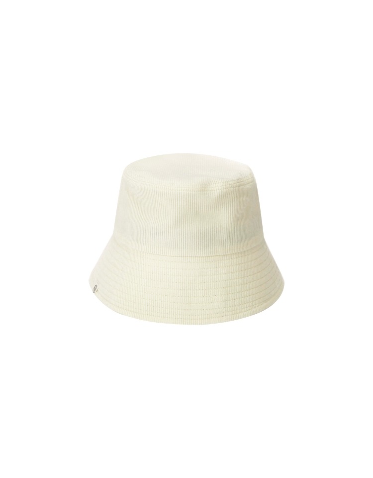 bucket hat (corduroy) - ivory