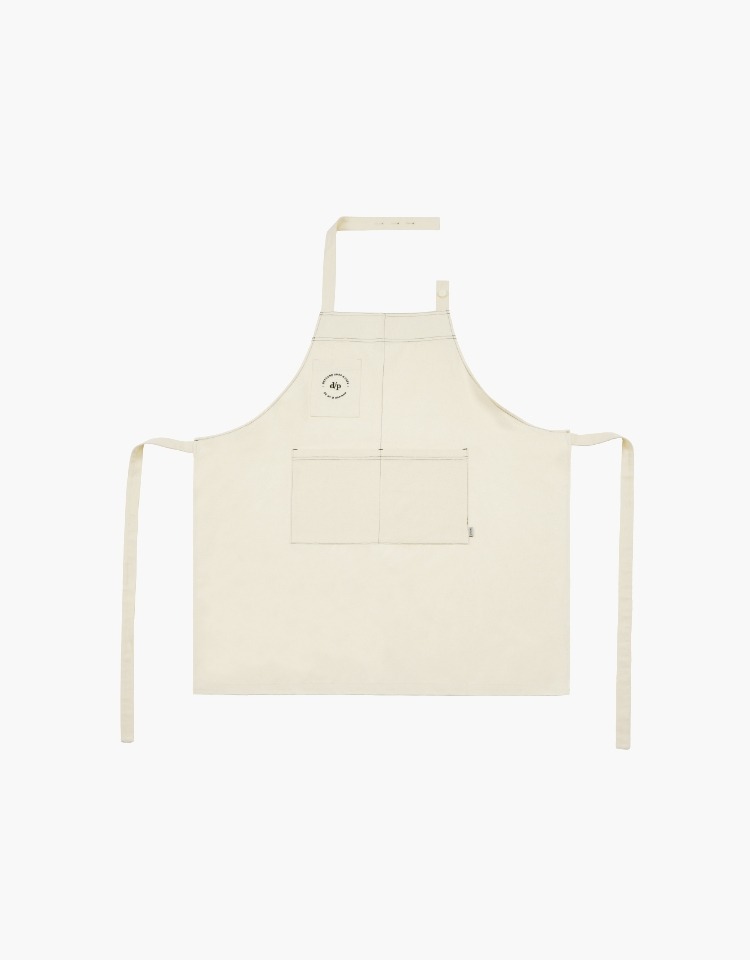 [BE MY D]stitch apron (ivory)
