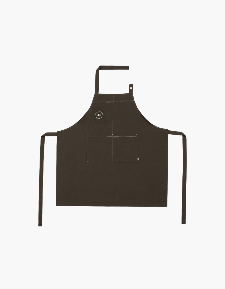 [BE MY D]stitch apron (brown)