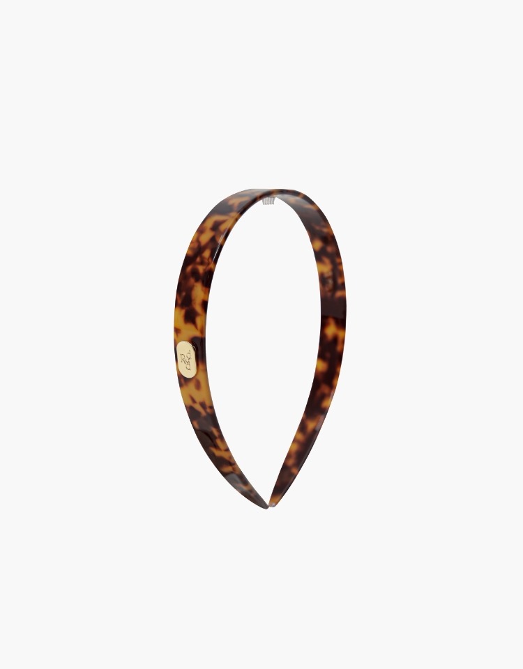 marble hairband (dark leopard)