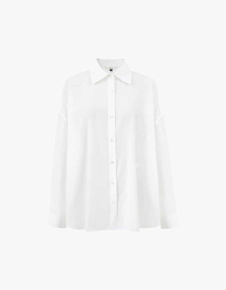 [강민경/김다미 착용]oversized shirts - white