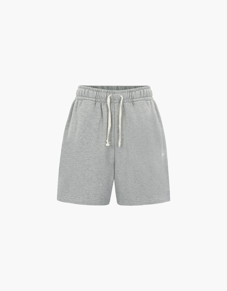 sweat shorts (melange grey)