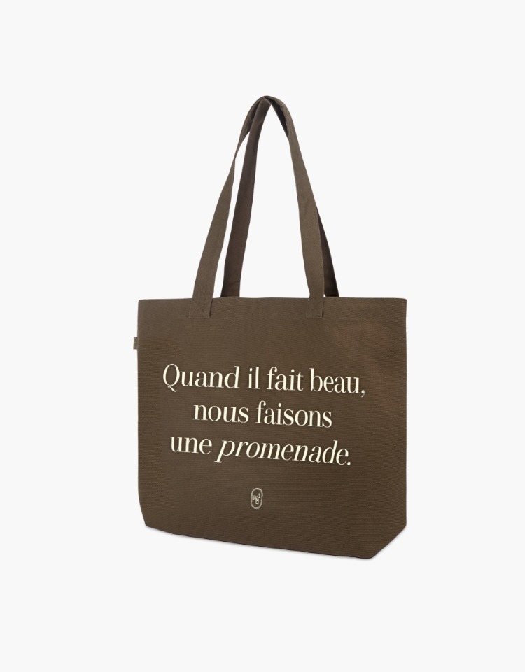 promenade bag (XL) - brown