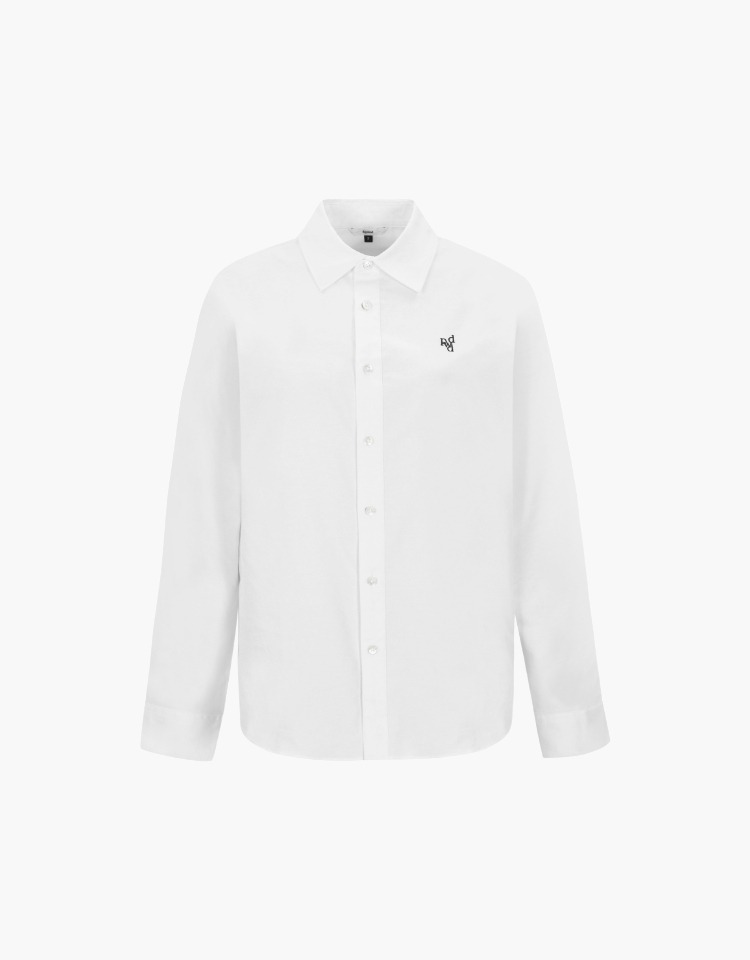 [고민시 착용]dpwd logo standard shirts (white)