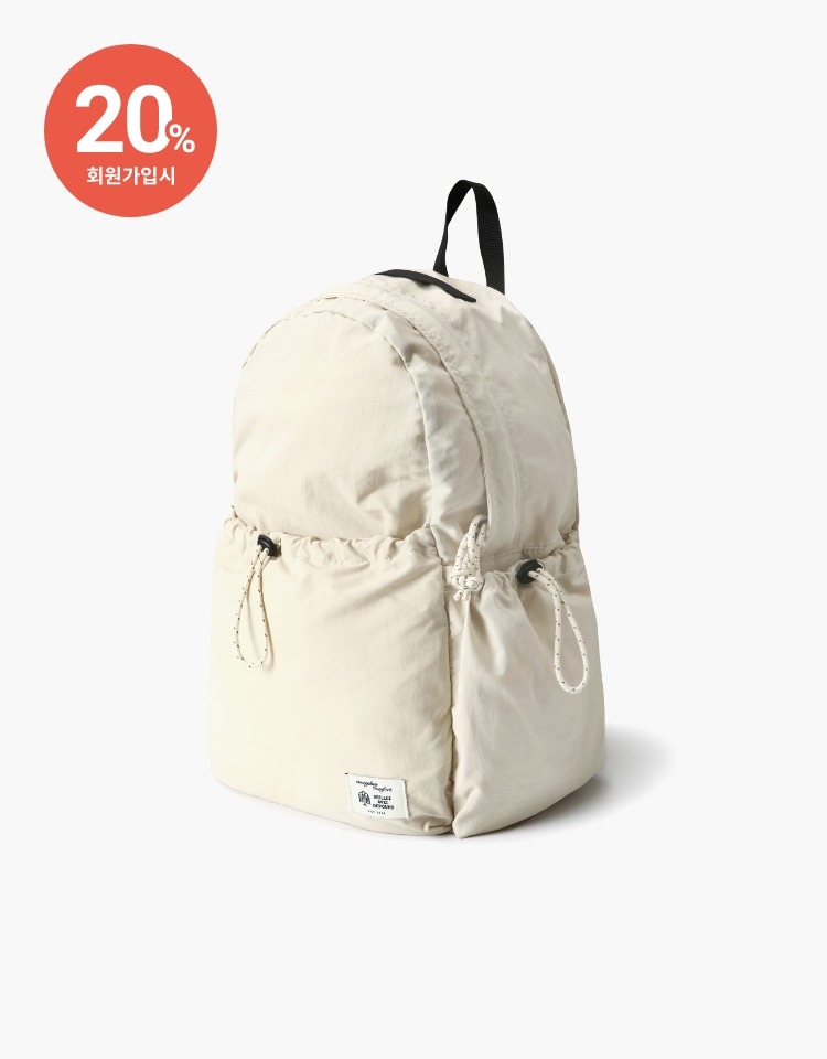 [PRE-ORDER 6/7~6/14]travel backpack - light beige