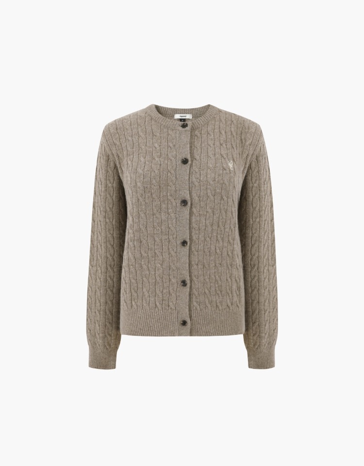 dpwd cable cardigan - oatmeal