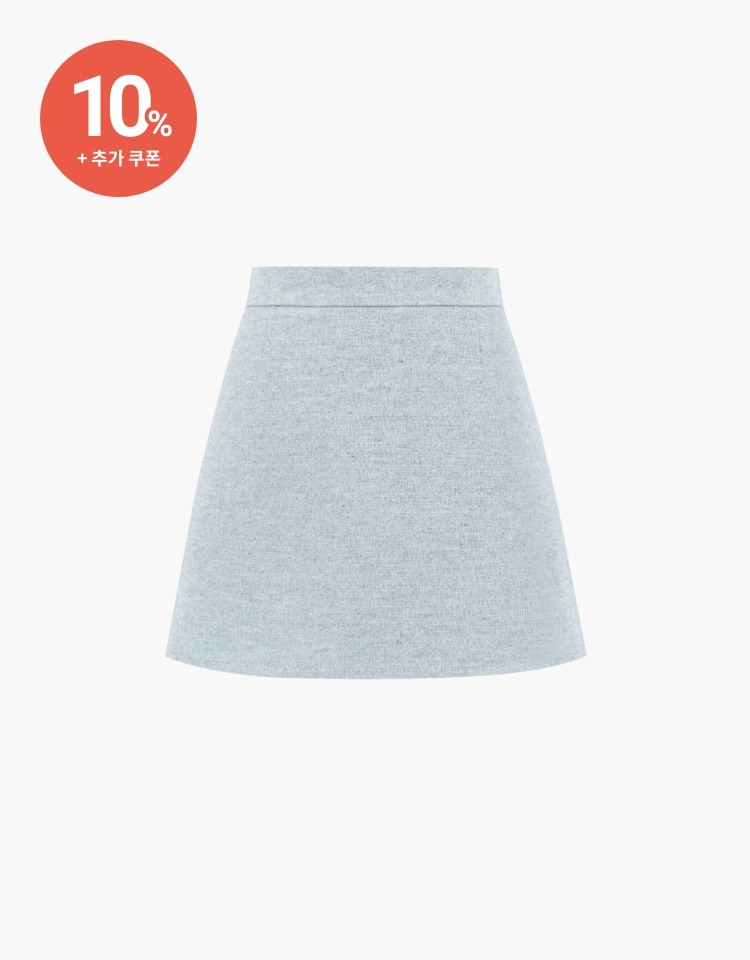 [예약배송 3/13] [10% 할인+10% 쿠폰]classic tweed skirt - blue